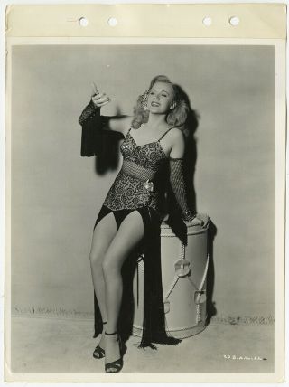Leggy Blonde Anne Jeffreys Zombies On Broadway 1945 Vintage Keybook Photograph