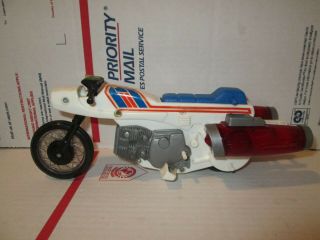 Vintage 1976 Ideal Evel Knievel Jet Cycle Toy Rocket Stunt Motorcycle