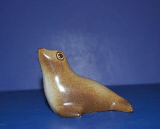 Vintage Howard Pierce Mid - Century Pottery Porcelain Figurine Seal