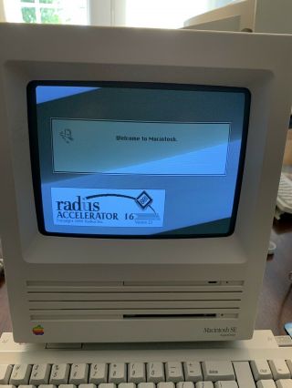 Apple Macintosh SE SCSI2SD Radius Accelerator 16 020 SuperDrive 4MB 40mb 2