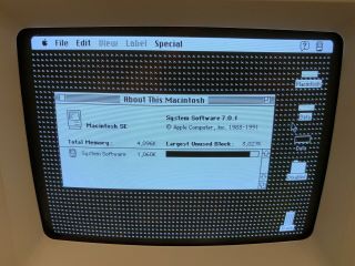 Apple Macintosh SE SCSI2SD Radius Accelerator 16 020 SuperDrive 4MB 40mb 3