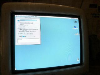 Apple iMac G3 Bondi Computer M5521 OS 9.  2 512MB RAM 6.  33 GB Hard Drive 8