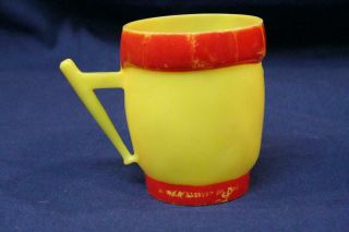 Vintage 1969 Pillsbury Kool Aid Lefty Lemon Plastic Children’s Cup - F&F Mold 3