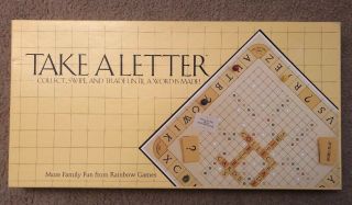 Vintage (1985) Take A Letter Board Game Edition Complete