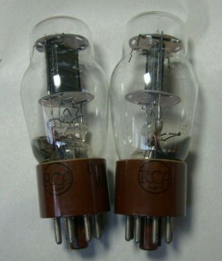 2 Vintage RCA VT - 137 1626 Tubes matching codes w/ boxes military - 3