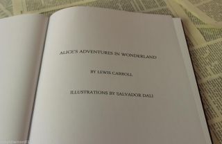 Alice’s Adventures in Wonderland Book - 13 by Salvador Dali 4