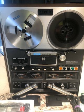 Akai 280D - SS Reel To Reel Quadraphonic Quad Tape Deck With Accessories AS - IS 2