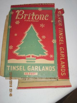 Vintage Tinsel Garland By Britone