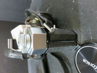 Vintage Konica Autoreflex T 35mm Camera w/ Hexanon AR 40mm F1.  8 Lens 7