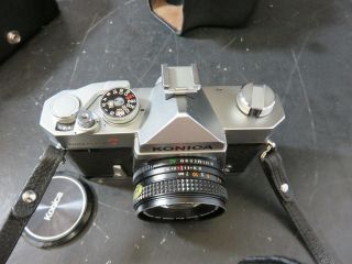 Vintage Konica Autoreflex T 35mm Camera w/ Hexanon AR 40mm F1.  8 Lens 8