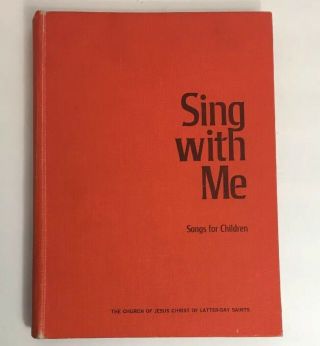 Sing With Me Songs For Children 1978 Lds Mormon Hymn Rare Vintage Spiralbound Hb