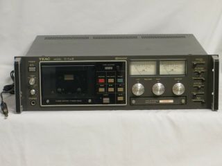 Teac C1 Mkii Cassette Deck As - Is Powers On Rewinds Fast Forwards Rack Mount