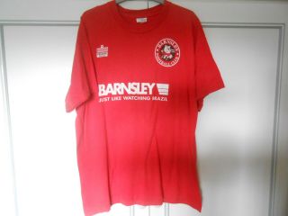 Vintage Barnsley 1997 Premiership Just Like Watching Brazil Shirt Adults Large