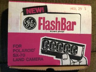 Polaroid Sx - 70 Flash Bars Ge 10 Flash To Bar.  Box Of 9 Packs.