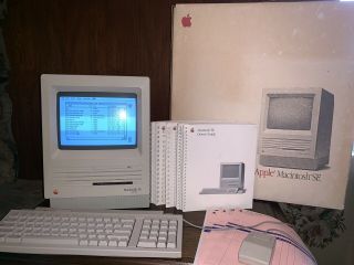 Apple Macintosh Se Superdrive/fdhd With Upgrades And Box / Invoice