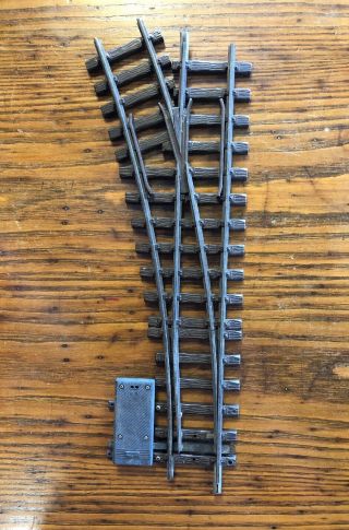 Lgb Vintage G Train Track No 1615 Left Hand Plastic And Brass Electric