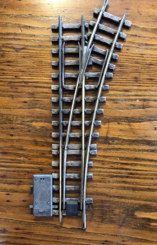 Lgb Vintage Train Track 1605 Right Hand Switch Brass Plastic Electric