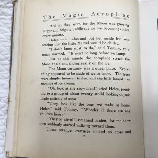 Mrs L R S Henderson THE MAGIC AIRPLANE vintage 1911 childrens book First Edition 5