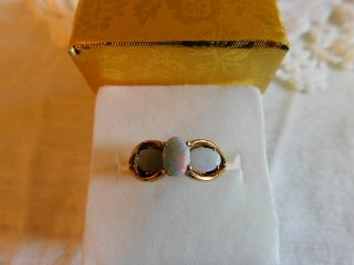 Vintage Opal Ladies Ring,  Size 6,  Gift Box Stunning Color