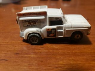 Vintage Aurora Tjet Slot Car 1487 Good Humor Ice Cream Truck