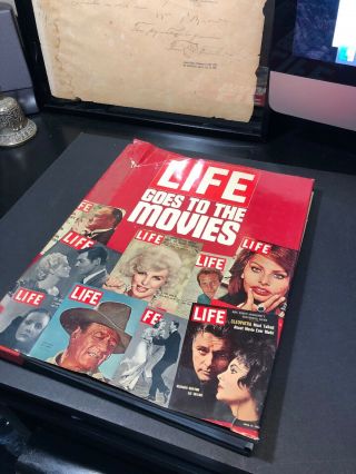 Life Goes To The Movies 1975 Time - Life Vintage Coffee Table Book Vg Movie Film