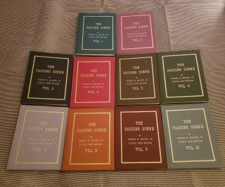 The Passing Scene By George M.  Meiser Reading Berks County Pa 10 Volumes 1 - 10