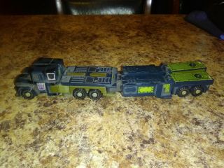 Vintage Transformers G1 Decepticons Onslaught Bruticus Truck Action Figure 1986