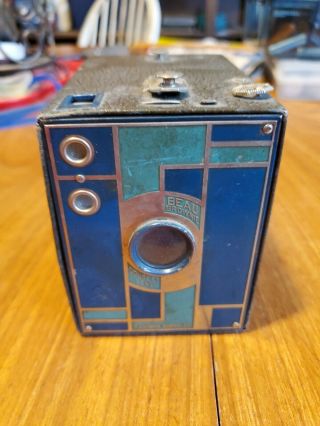 Kodak No 2 Beau Brownie Rare Blue Color - - Made In Usa