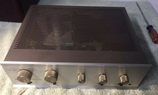 Dynaco Sca - 35 Integrated Stereo Amplifier With Case,  Cloth Leads,  No Tubes