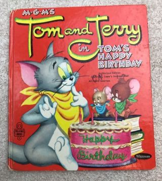 Vintage Whitman Tom & Jerry In Tom 