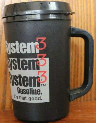 Aladdin Usa Insulated Thermal Travel Mug Black Texaco System 3 Gasoline Vintage