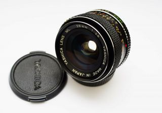 Claed Yashica Ml 28mm F2.  8 Wide Angle Lens C/y Mount,  M4/3 A7 Nex Fuji Adaptable