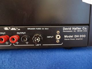 Hafler DH - 200 Power Amplifier,  See The Video 8