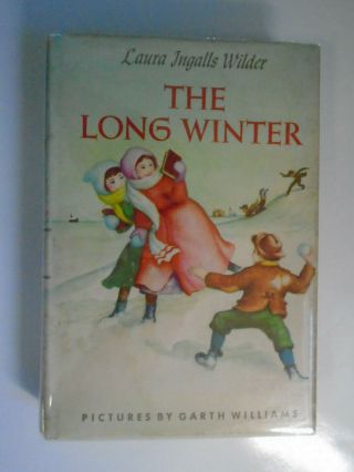 The Long Winter,  Laura Ingalls Wilder,  Garth Williams,  Dj,  1970s Edition
