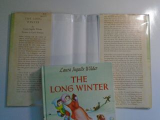 The Long Winter,  Laura Ingalls Wilder,  Garth Williams,  DJ,  1970s Edition 4
