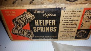 Vintage 60 ' s NOS Superior Load Lifter Helper Springs for PICKUPS TRUCKS VANS CAR 2