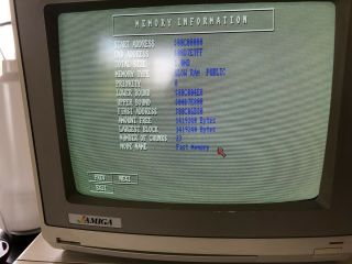 Commodore Amiga 1000 with DKB Insider II Upgrade with KS 1.  3 ROM & 1MB Fast RAM 7