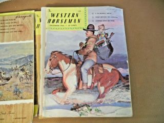 The Western Horseman - 5 Vintage Magazines Back Issues From 1966