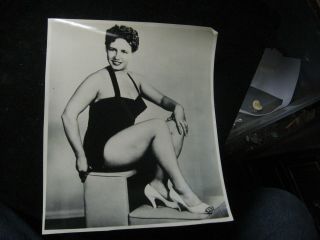 Vintage 8 " X 10 " B&w Tyla Pryne Lady Female Wrestling Photo Photograph