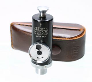 Leica Leitz Apdoo Black Self Timer For Screwmount Ltm Camera W/ Case - Minty