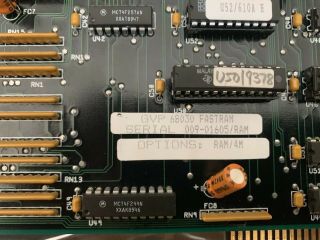 Amiga A2000 - 030 Accelerator GVP Impact A3001 W/8mb RAM & IDE Controller. 7