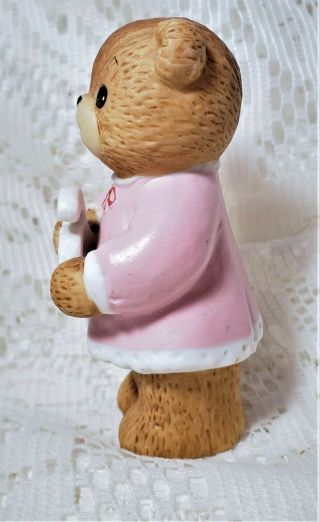 Enesco Lucy and Me Birthday Bears Porcelain Age 6 Vtg 1982 Teddy Bear Figurine 2