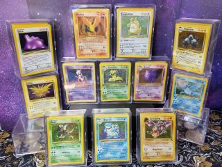 Pokemon Gift Box,  50 Pack Vintage Cards - Base,  Jungle,  Fossil - Near 1999