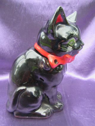 Vintage Cat Tommy National Pottery Made In Japan Bank