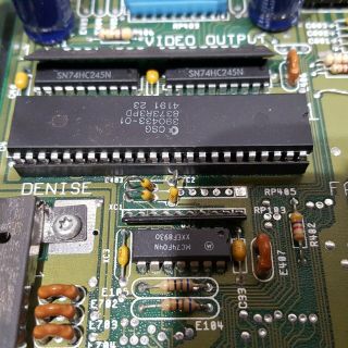 Amiga 500 Computer NTSC rev 6A,  1MB Chip,  8372A Agnus,  Kick 1.  3,  8373R3, 11