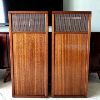 Eico Hfs - 2 Speakers - - Mahogany - - Exceptional - - Hegeman Design