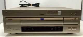 Pioneer Laser Disc Player Model Dvl - 919 Ld/dvd/cd Multi