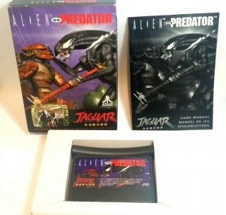 Atari Jaguar Boxed Game - Alien Vs Predator Vtg 1994