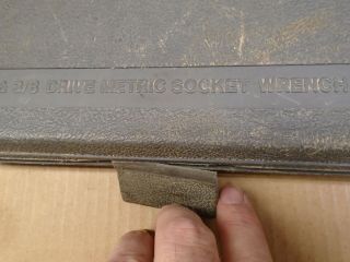 Vintage Craftsman USA 21 - Piece Metric Socket Set 1/4 