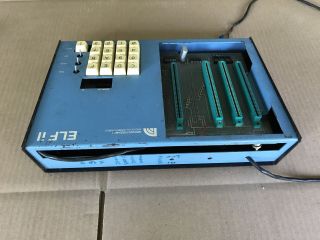 Netronics ELF II System Unit,  Keyboard/Video Unit,  manuals,  spares - 1802 CPU 5